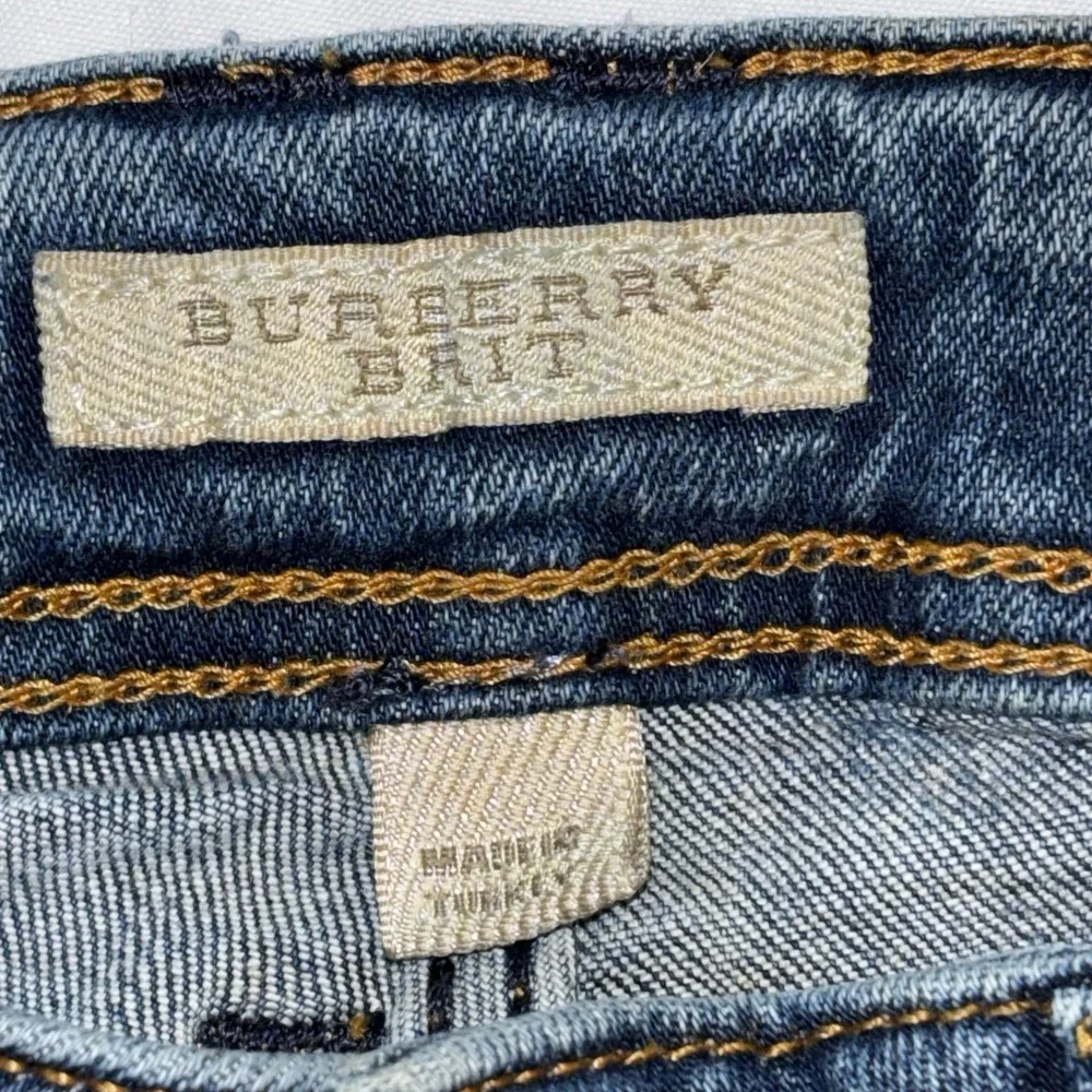 Burberry Brit Blue Washed Denim Langley Skinny Leggings Size 25‎ - Picture 4 of 10